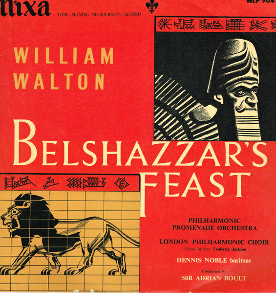 Sir William Walton - The Philharmonic Promenade Orchestra, London Philharmonic Choir, Dennis Noble Conducted By Sir Adrian Boult-0