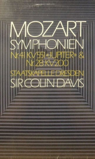 Wolfgang Amadeus Mozart - Staatskapelle Dresden, Sir Colin Davis-0