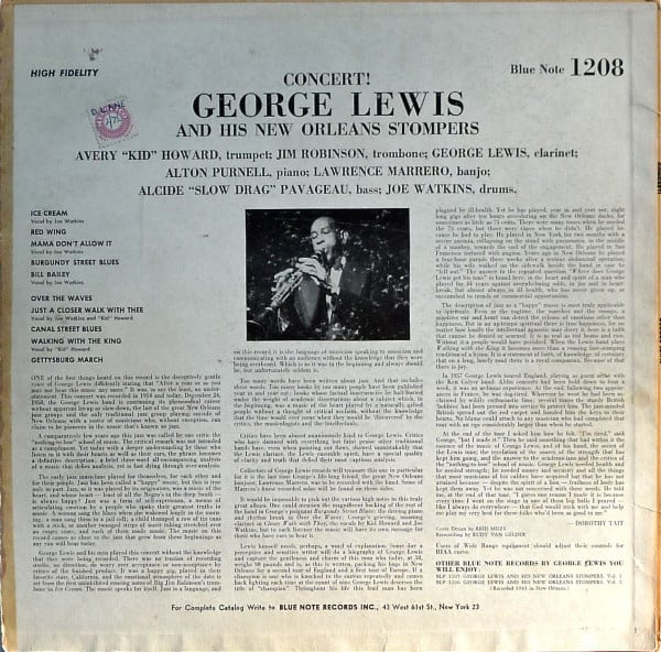 George Lewis And His New Orleans Stompers-1