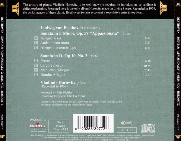 Ludwig van Beethoven / Vladimir Horowitz-1