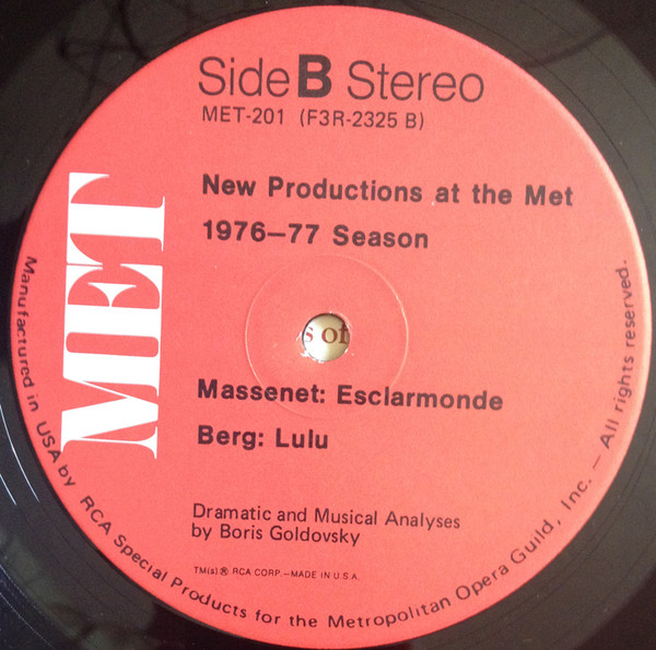Giacomo Meyerbeer, Francis Poulenc, Jules Massenet, Alban Berg-2