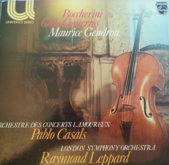 Luigi Boccherini - Maurice Gendron, Orchestre Des Concerts Lamoureux, Pablo Casals, London Symphony Orchestra, Raymond Leppard-0