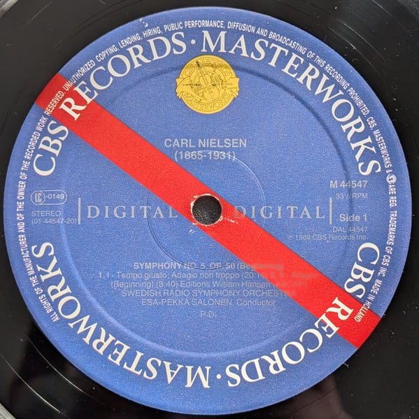 Carl Nielsen, Sveriges Radios Symfoniorkester, Esa-Pekka Salonen-2