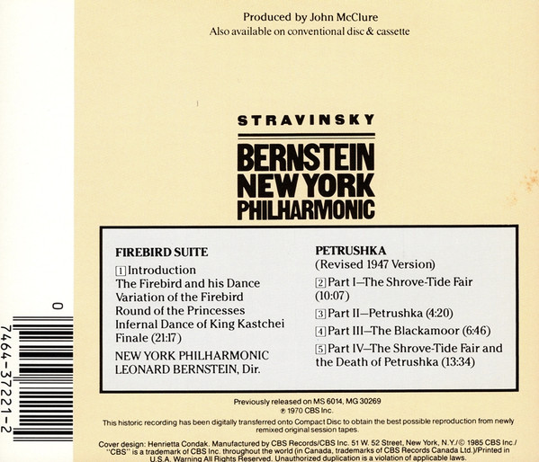 Igor Stravinsky / Leonard Bernstein / New York Philharmonic-1