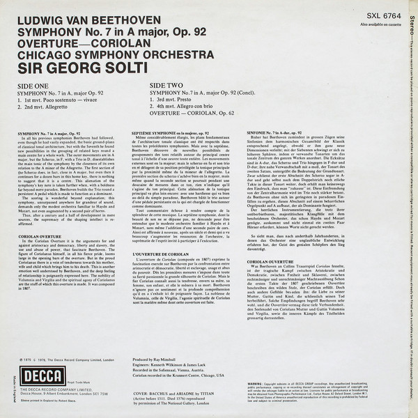Ludwig van Beethoven, Chicago Symphony Orchestra, Georg Solti-1