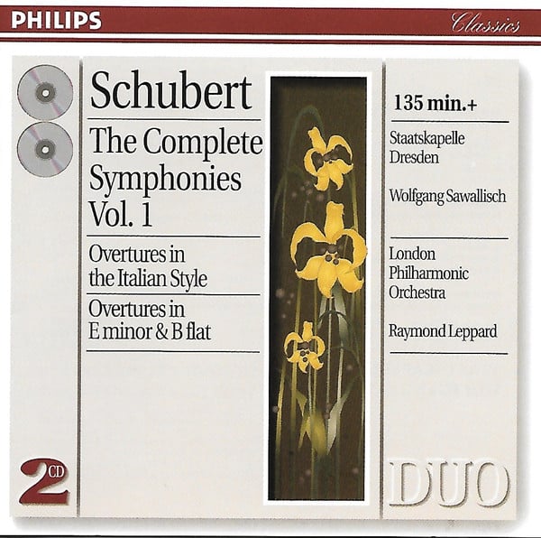 Franz Schubert, Staatskapelle Dresden, Wolfgang Sawallisch, London Philharmonic Orchestra, Raymond Leppard-1