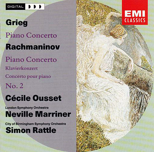Edvard Grieg, Sergei Rachmaninoff - Cécile Ousset, London Symphony Orchestra, Sir Neville Marriner, City Of Birmingham Symphony Orchestra, Sir Simon Rattle-0