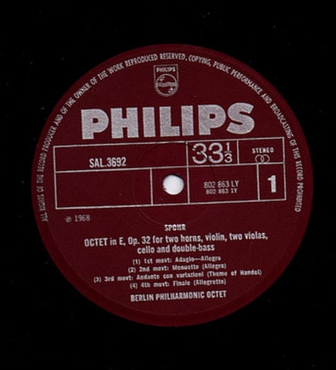 Louis Spohr, Carl Maria von Weber, Richard Wagner, Philharmonisches Oktett Berlin-2