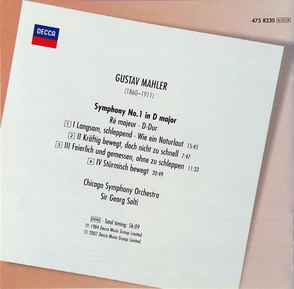 Gustav Mahler, Georg Solti, Chicago Symphony Orchestra-2