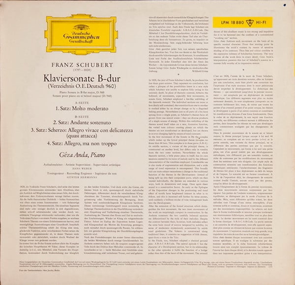 Franz Schubert, Géza Anda-1