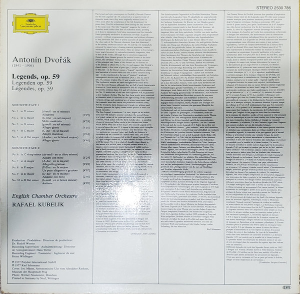 Antonín Dvořák - English Chamber Orchestra • Rafael Kubelik-1