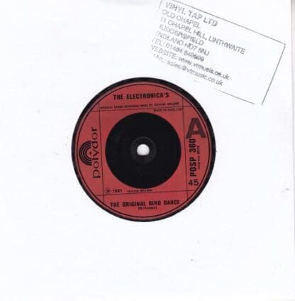 The Original Bird Dance 7":The Electronica's