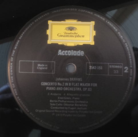 Johannes Brahms - Emil Gilels, Berliner Philharmoniker, Eugen Jochum-3