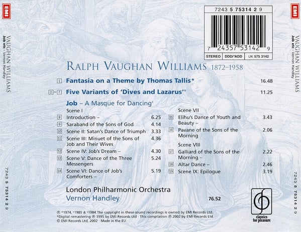 Ralph Vaughan Williams / London Philharmonic Orchestra, Vernon Handley-1