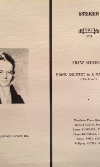 Franz Schubert - The Richard Laugs Piano Quintet-0