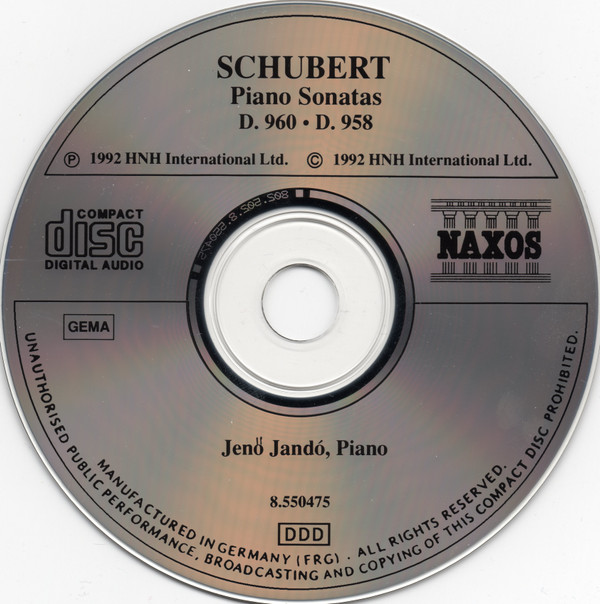 Franz Schubert, Jenö Jandó-2