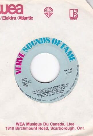 You've Lost That Lovin' Feelin' / Georgia On My Mind 7":The Righteous Brothers