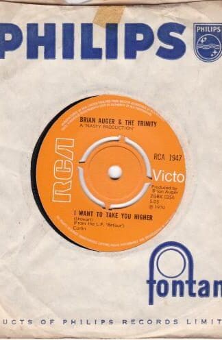 I Want To Take You Higher 7":Brian Auger & The Trinity