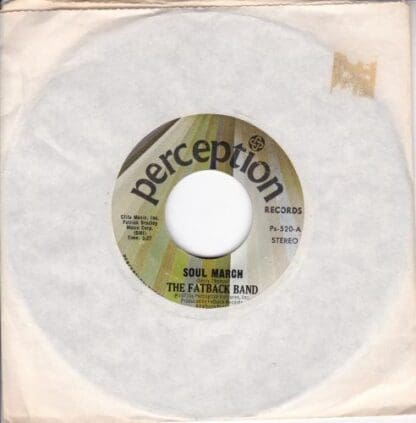 Soul March / To Be With You 7":The Fatback Band