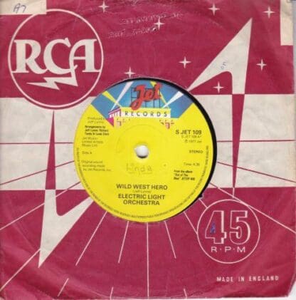 Wild West Hero 7":Electric Light Orchestra - Image 2