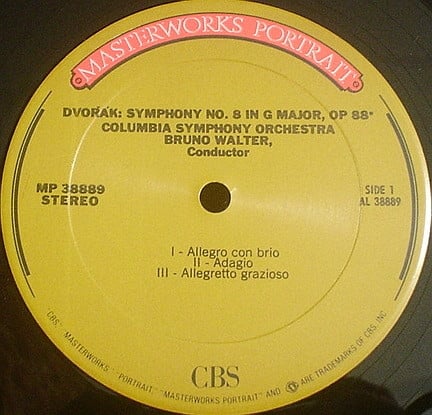 Antonín Dvořák / Johannes Brahms / Columbia Symphony Orchestra - Bruno Walter-2