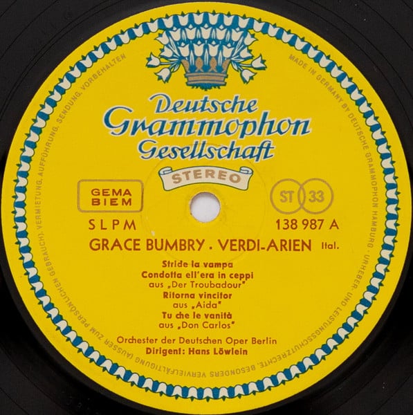 Grace Bumbry, Giuseppe Verdi-2
