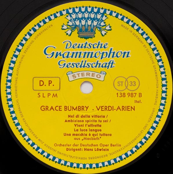Grace Bumbry, Giuseppe Verdi-3