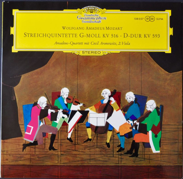 Wolfgang Amadeus Mozart, Amadeus-Quartett mit Cecil Aronowitz-0