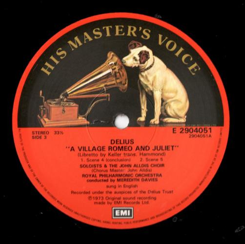 Frederick Delius - Elizabeth Harwood, Robert Tear, John Shirley-Quirk, John Alldis Choir, Royal Philharmonic Orchestra, Meredith Davies-3