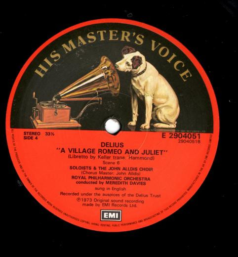 Frederick Delius - Elizabeth Harwood, Robert Tear, John Shirley-Quirk, John Alldis Choir, Royal Philharmonic Orchestra, Meredith Davies-4