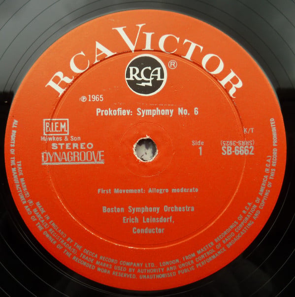 Sergei Prokofiev - Boston Symphony Orchestra, Erich Leinsdorf-2