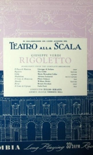 Giuseppe Verdi, Giuseppe di Stefano, Tito Gobbi, Maria Callas, Adriana Lazzarini, Plinio Clabassi, William Dickie, Renato Ercolani, Carlo Forti, Tullio Serafin, Norberto Mola-0