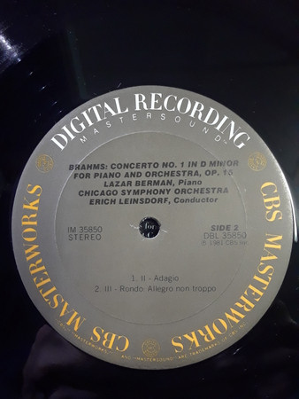 Lazar Berman, Erich Leinsdorf, Chicago Symphony Orchestra, Johannes Brahms-3