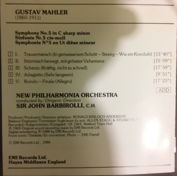 Gustav Mahler, New Philharmonia Orchestra, Sir John Barbirolli-3