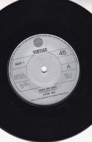 Again And Again / Too Far Gone 7" (UK 1978):Status Quo