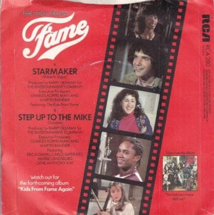 Starmaker / Step Up To The Mike 7" (UK 1982):The Kids From Fame - Image 2