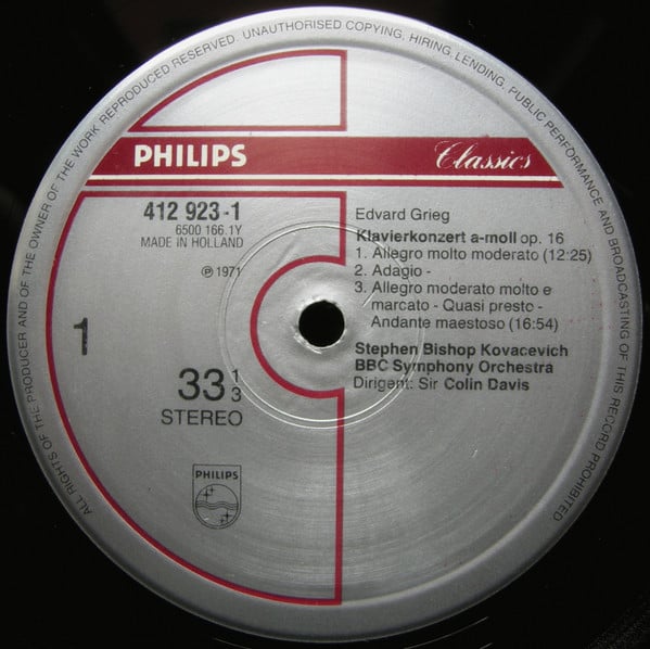 Edvard Grieg / Robert Schumann - Stephen Bishop-Kovacevich • BBC Symphony Orchestra • Sir Colin Davis-2