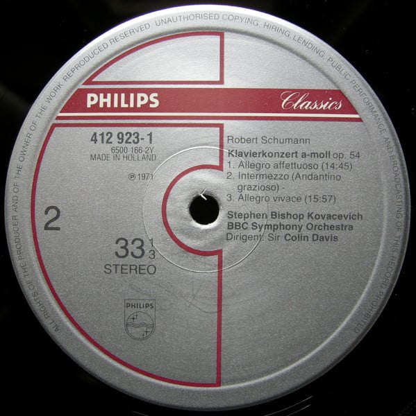 Edvard Grieg / Robert Schumann - Stephen Bishop-Kovacevich • BBC Symphony Orchestra • Sir Colin Davis-3