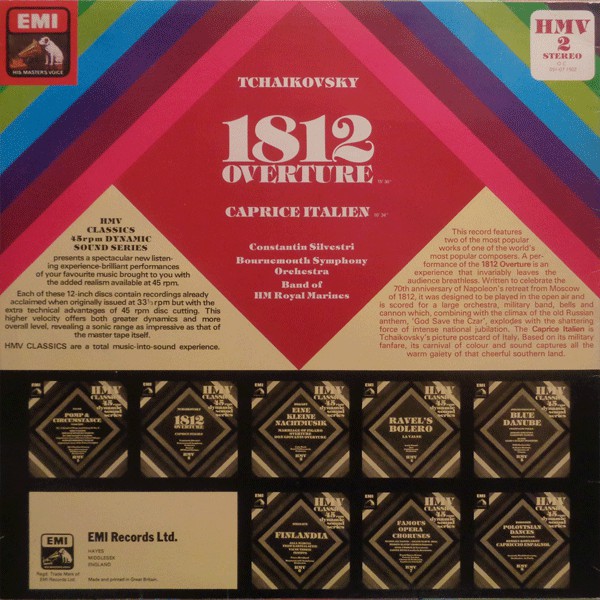 Pyotr Ilyich Tchaikovsky - Constantin Silvestri, Bournemouth Symphony Orchestra, The Band Of H.M. Royal Marines (Royal Marines School Of Music)-1