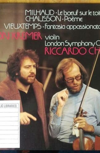 Milhaud / Chausson / Vieuxtemps (Holland 1981):Gidon Kremer & Riccardo Chailly