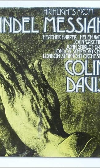 Handel: Highlights From Messiah:Colin Davis