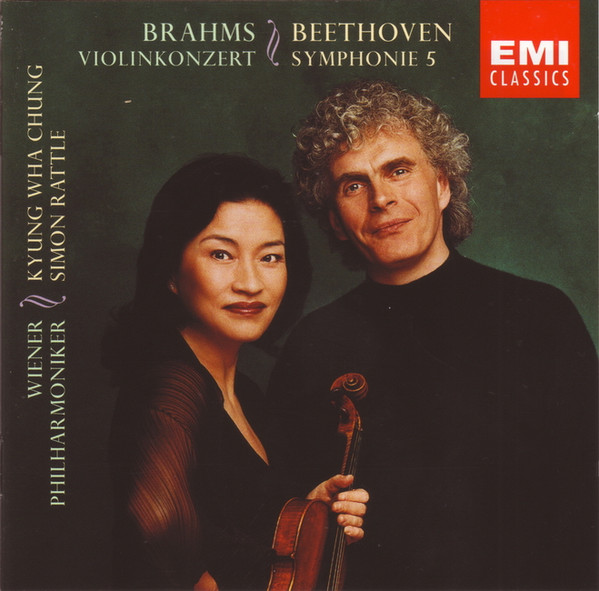 Johannes Brahms / Ludwig van Beethoven, Kyung-Wha Chung, Sir Simon Rattle, Wiener Philharmoniker-0