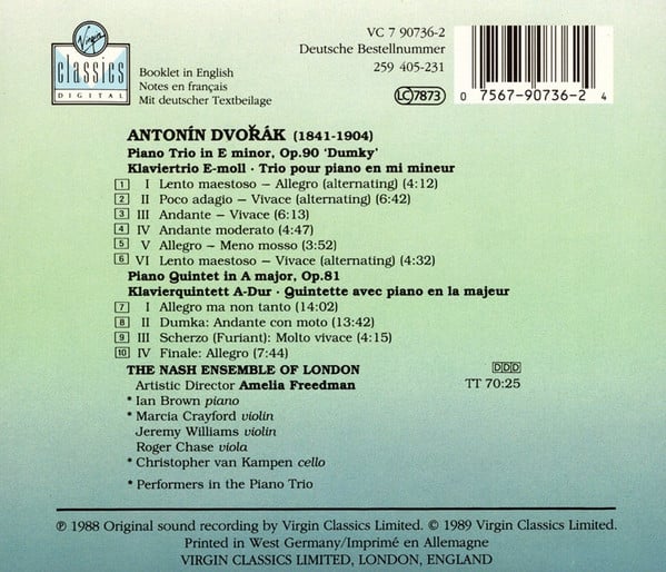 Antonín Dvořák - The Nash Ensemble-1