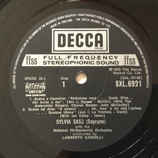 Sylvia Sass, Lamberto Gardelli, National Philharmonic Orchestra-2