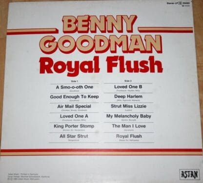 Royal Flush (Germany 1984):Benny Goodman - Image 2