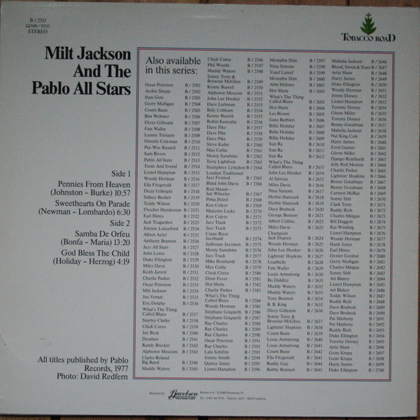 Milt Jackson And The Pablo All-Stars Jam-1