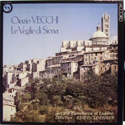 Vecchi: Le Veglie De Siena (Europe 1981):Edwin Loehrer
