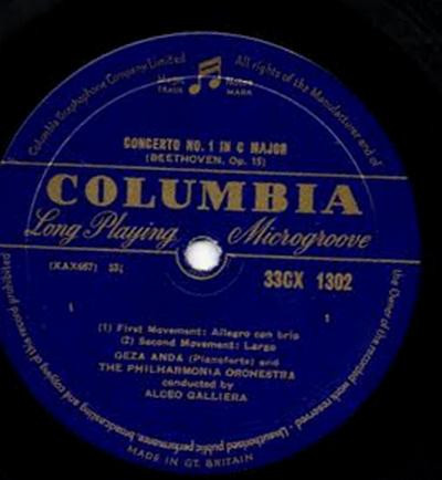 Géza Anda And The Philharmonia Orchestra Conducted By Alceo Galliera, Ludwig van Beethoven-1