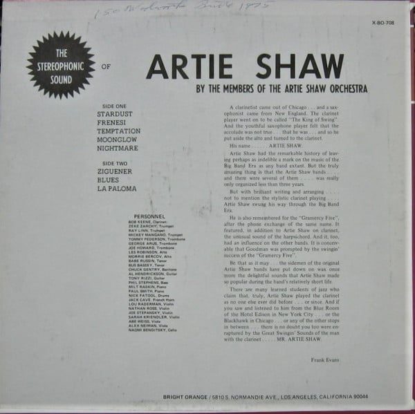 Members Of The Artie Shaw Orchestra-1
