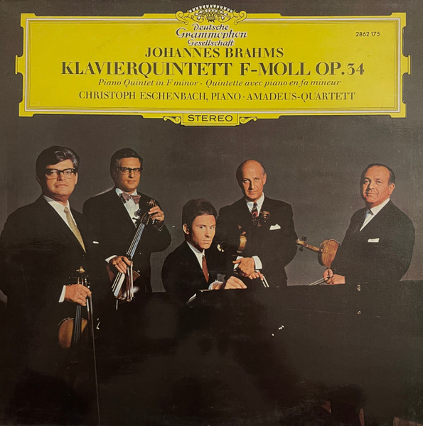 Johannes Brahms — Amadeus-Quartett, Christoph Eschenbach-0